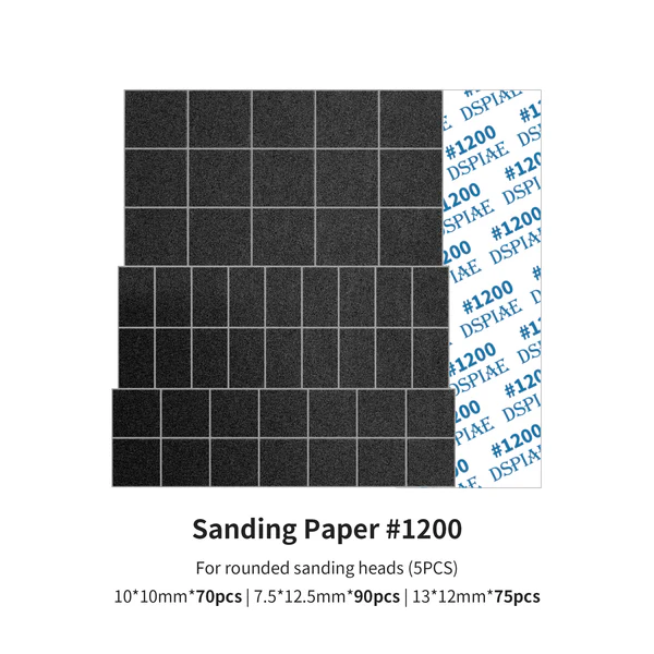 DSPIAE Sanding Paper 1200 Grit