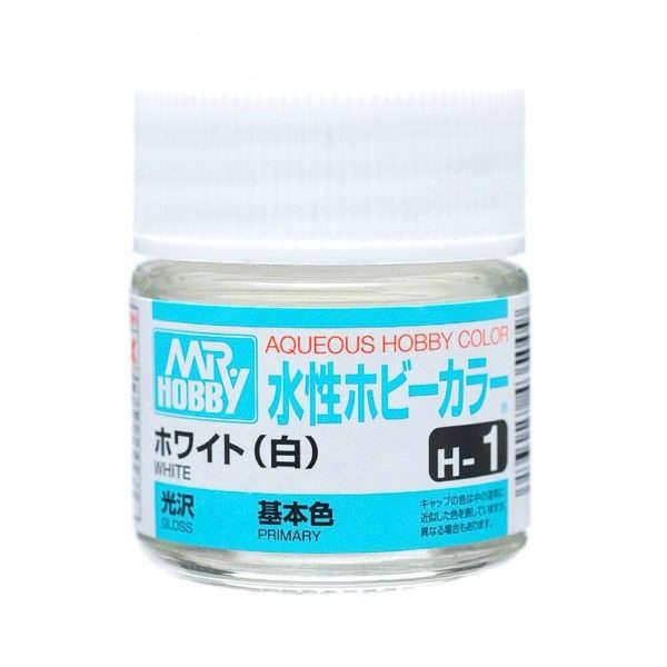 AQUEOUS HOBBY COLOR - H1 GLOSS WHITE (PRIMARY)