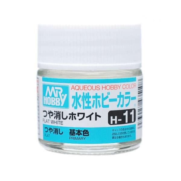 AQUEOUS HOBBY COLOR - H11 FLAT WHITE (PRIMARY)