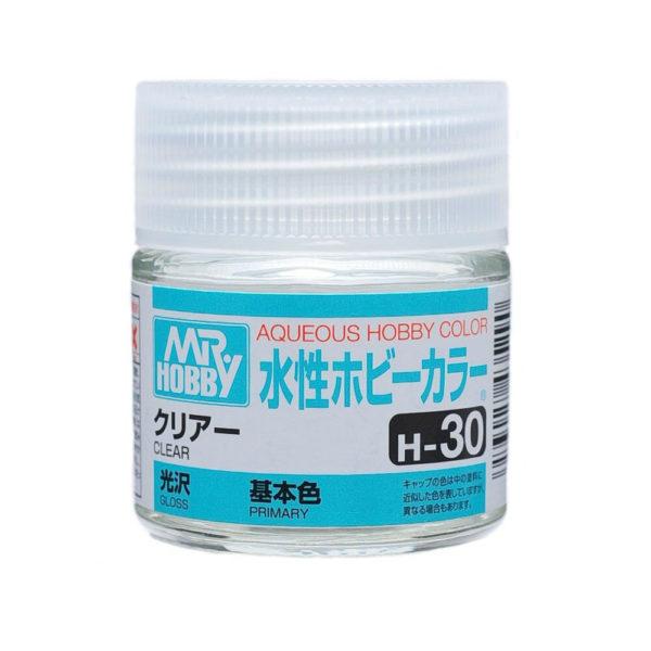 AQUEOUS HOBBY COLOR - H30 GLOSS CLEAR (PRIMARY)