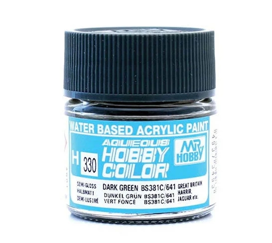 AQUEOUS HOBBY COLOR - H330 DARK GREEN BS381C/641