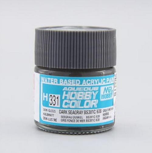AQUEOUS HOBBY COLOR - H331 DARK SEAGRAY BS381C 638