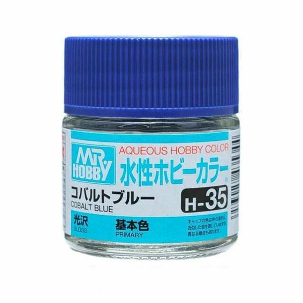 AQUEOUS HOBBY COLOR - H35 GLOSS COBALT BLUE (PRIMARY)