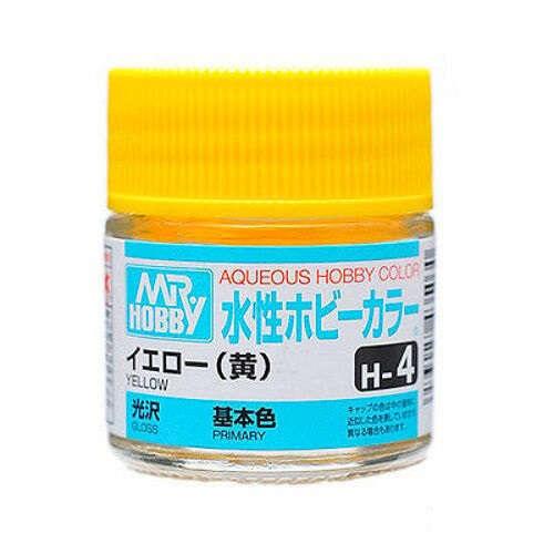 AQUEOUS HOBBY COLOR - H4 GLOSS YELLOW (PRIMARY)
