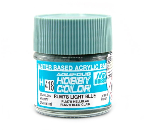 AQUEOUS HOBBY COLOR - H418 RLM78 LIGHT BLUE