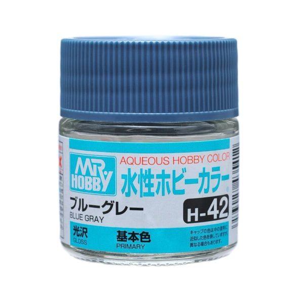 AQUEOUS HOBBY COLOR - H42 GLOSS BLUE GRAY (PRIMARY)
