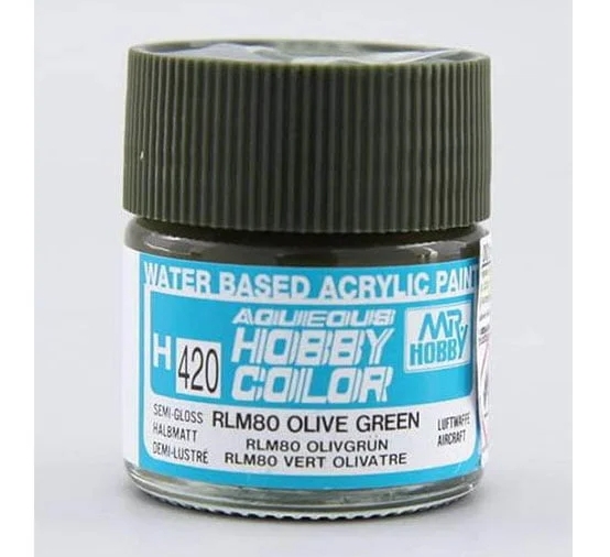 AQUEOUS HOBBY COLOR - H420 RLM80 OLIVE GREEN