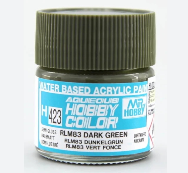 AQUEOUS HOBBY COLOR - H423 RLM83 DARK GREEN