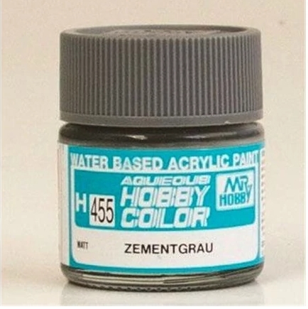 AQUEOUS HOBBY COLOR - H455 CEMENT GRAY