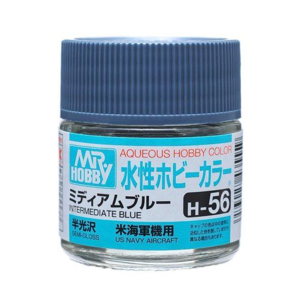 AQUEOUS HOBBY COLOR - H56 SEMI-GLOSS INTERMEDIATE BLUE