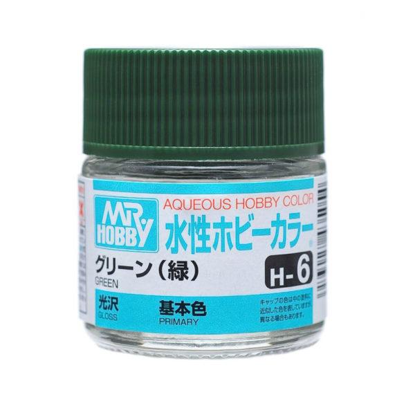 AQUEOUS HOBBY COLOR - H6 GLOSS GREEN (PRIMARY)