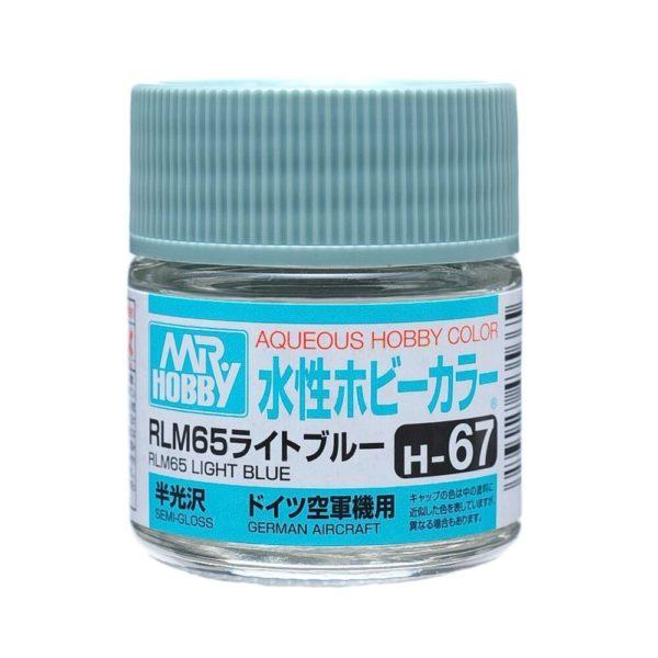 AQUEOUS HOBBY COLOR - H67 SEMI-GLOSS RLM65 LIGHT BLUE