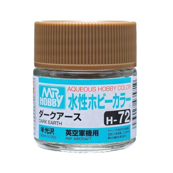 AQUEOUS HOBBY COLOR - H72 SEMI-GLOSS DARK EARTH