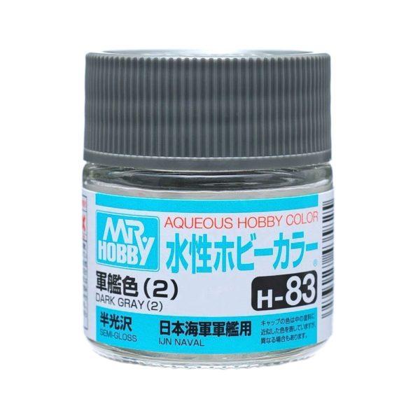 AQUEOUS HOBBY COLOR - H83 SEMI-GLOSS DARK GRAY(2)