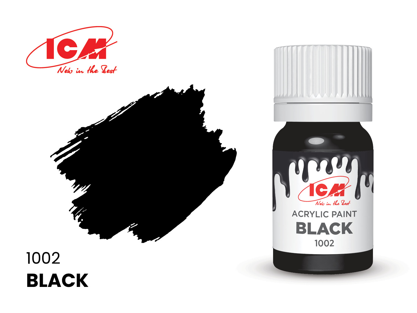ICM Acrylic Paint Black