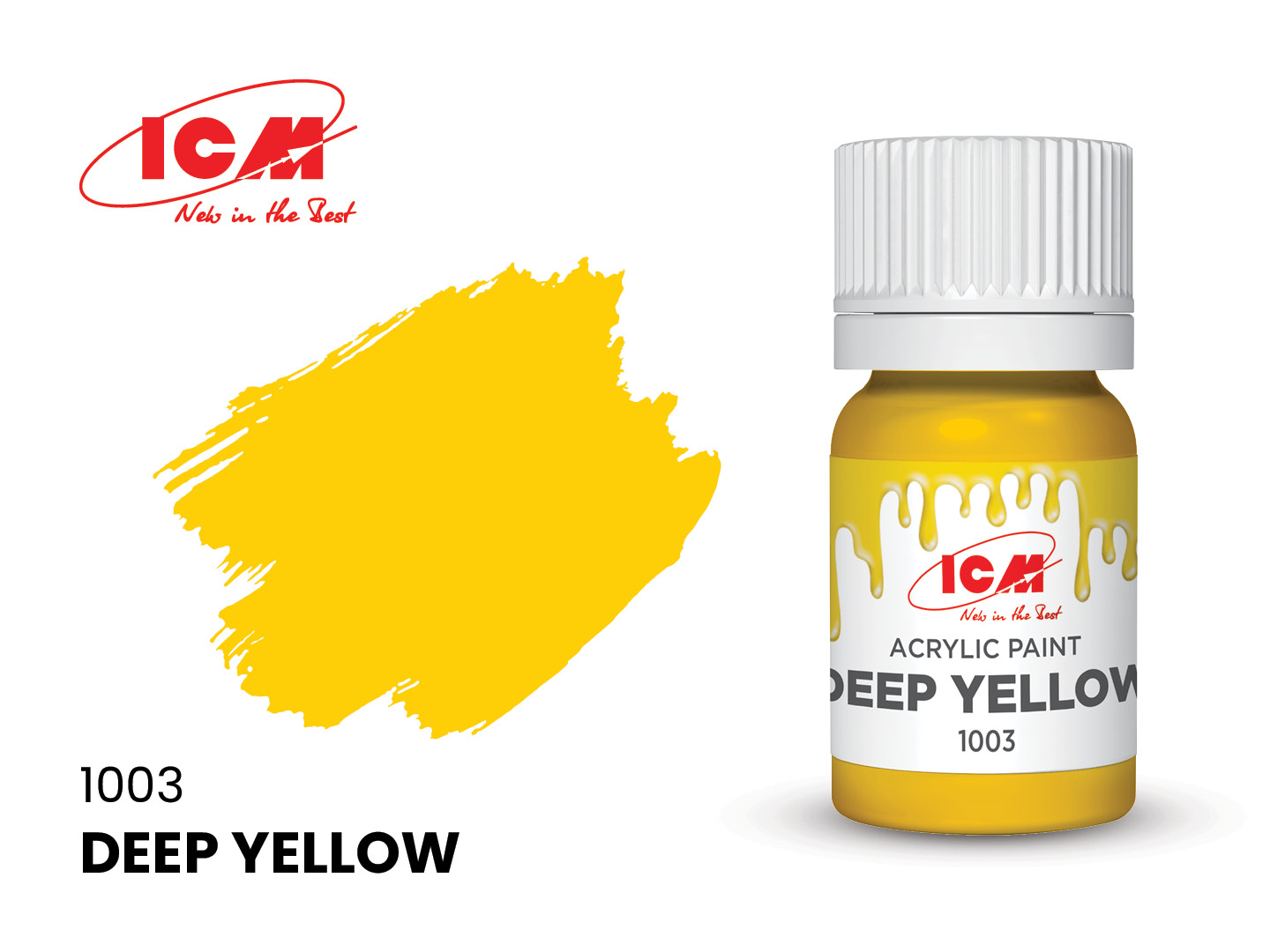 ICM Acrylic Paint Deep Yellow