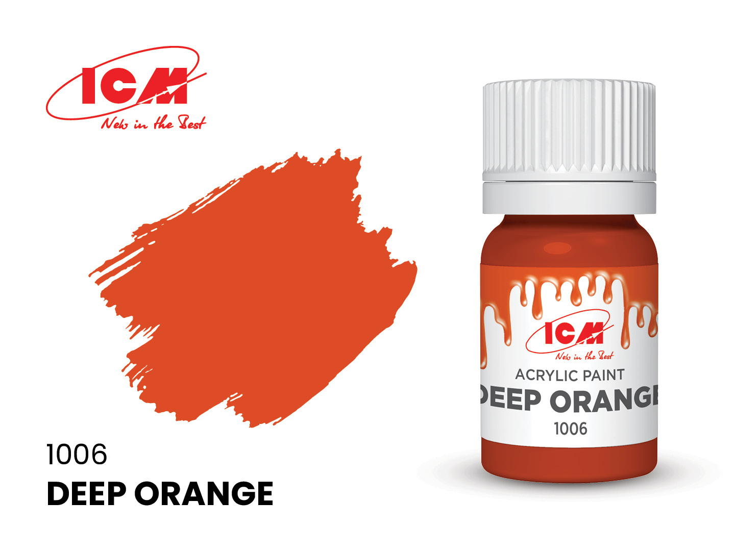 ICM Acrylic Paint Deep Orange