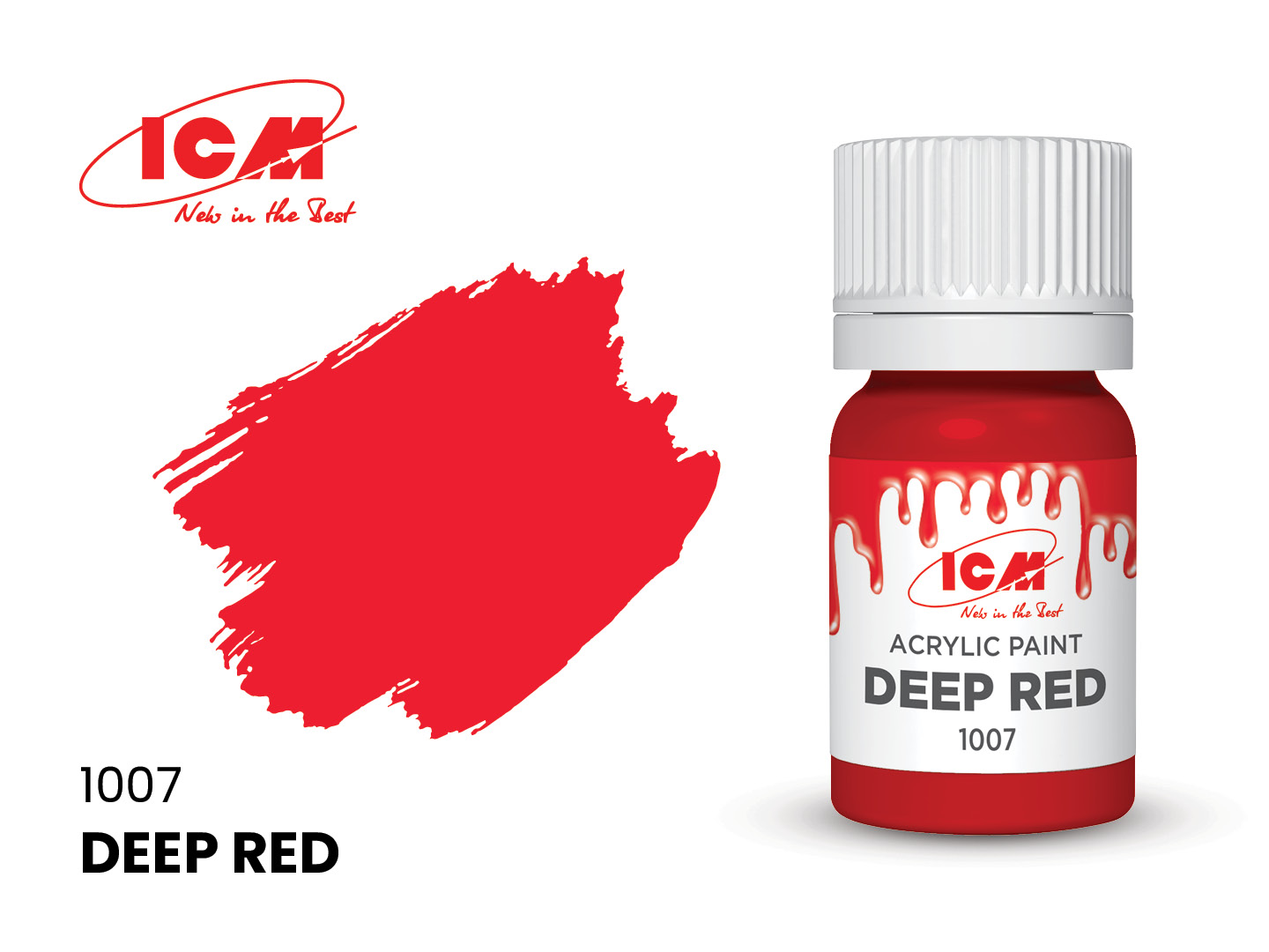 ICM Acrylic Paint Deep Red