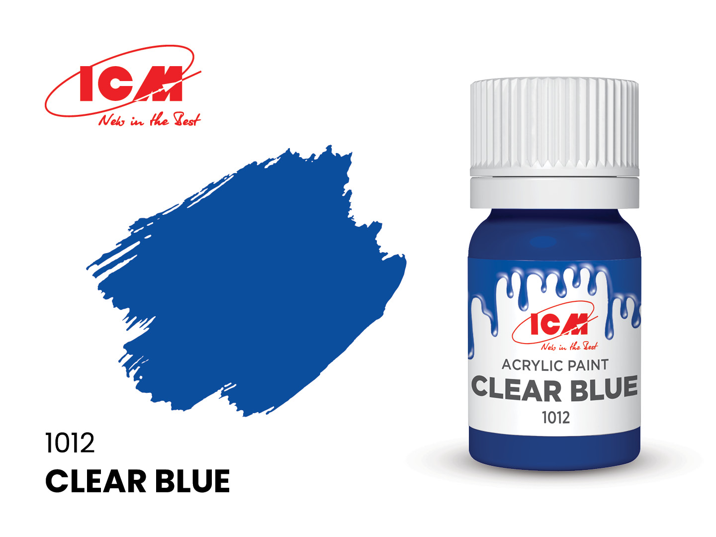 ICM Acrylic Paint Clear Blue