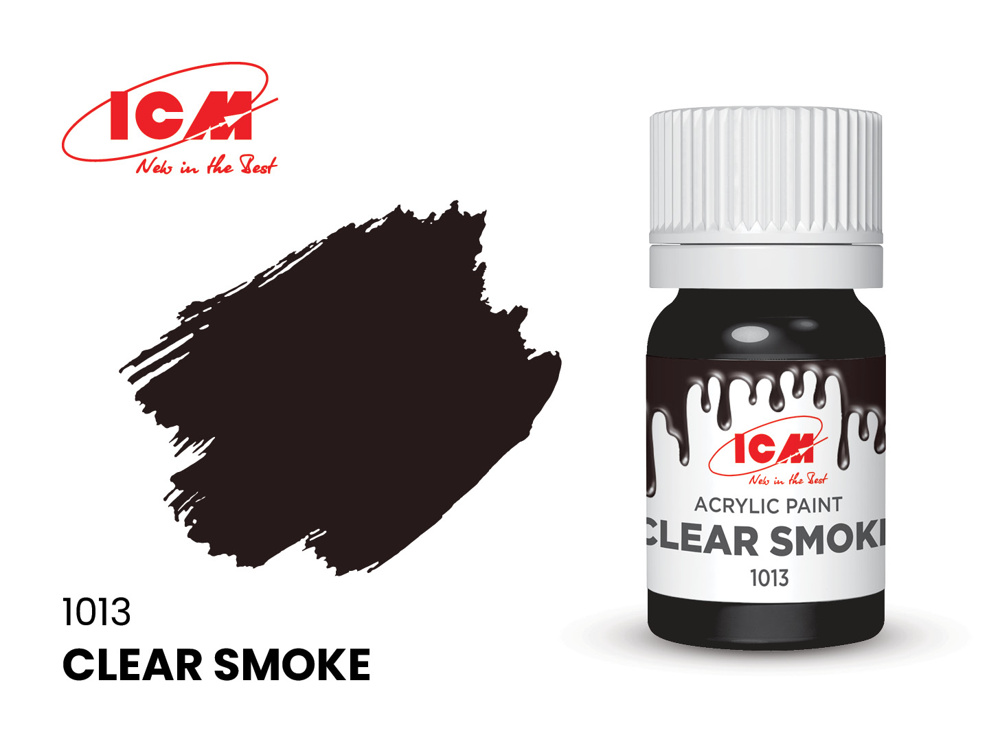 ICM Acrylic Paint Clear Smoke