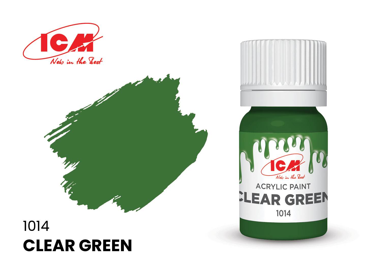 ICM Acrylic Paint Clear Green