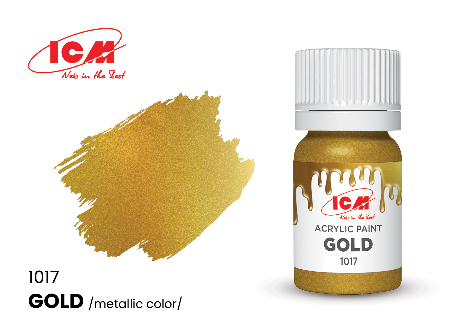 ICM Acrylic Paint Gold