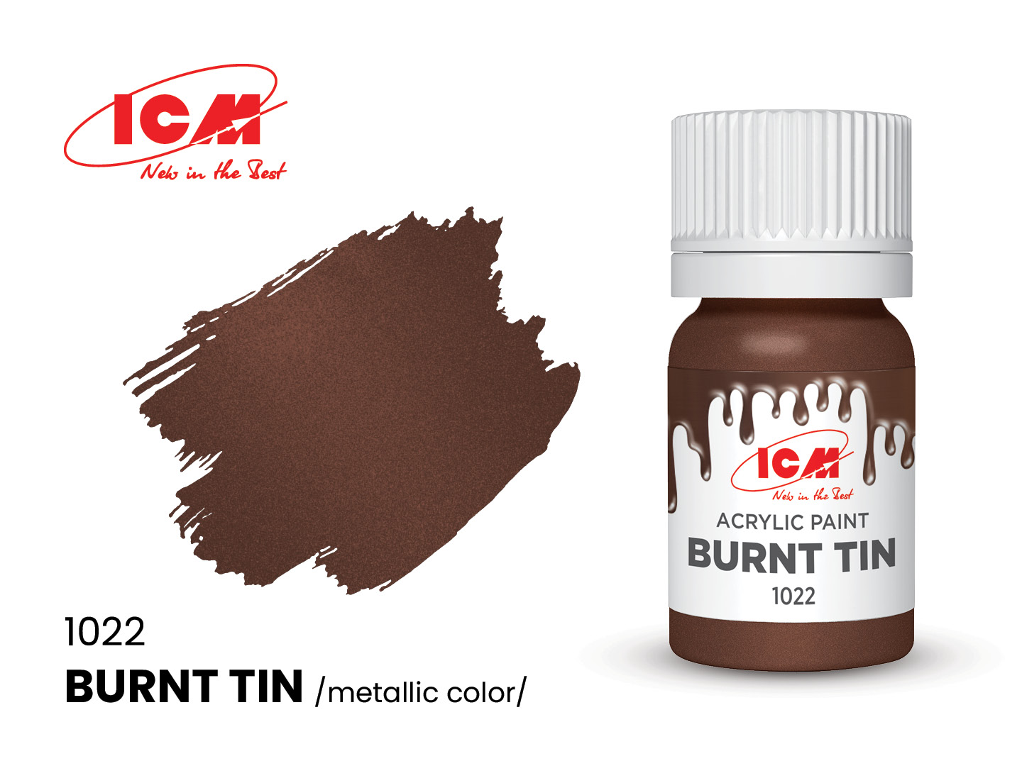 ICM Acrylic Paint Burnt Tin