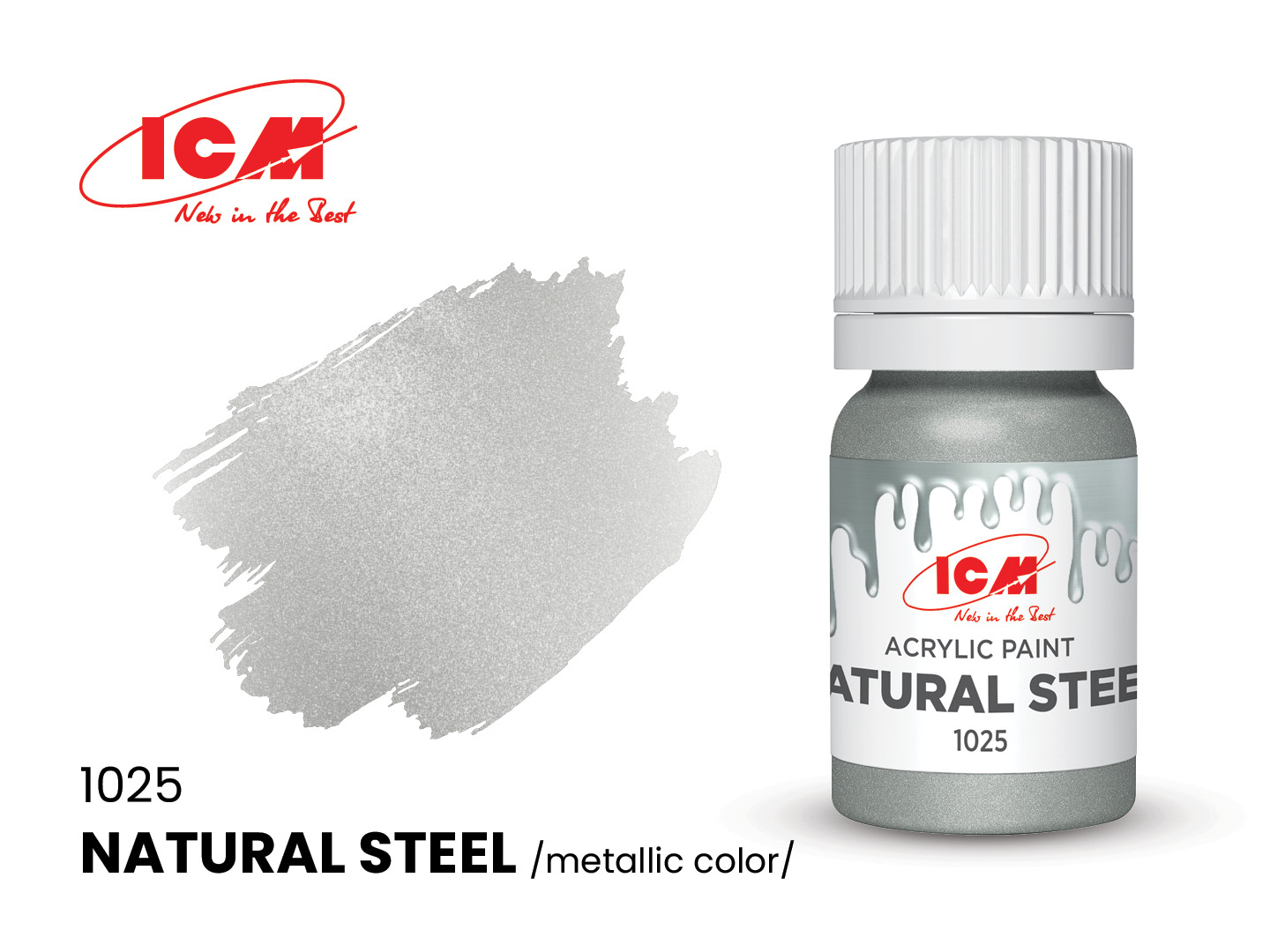 ICM Acrylic Paint Natural Steel