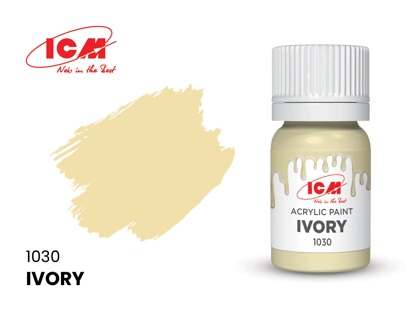 ICM Acrylic Paint Ivory
