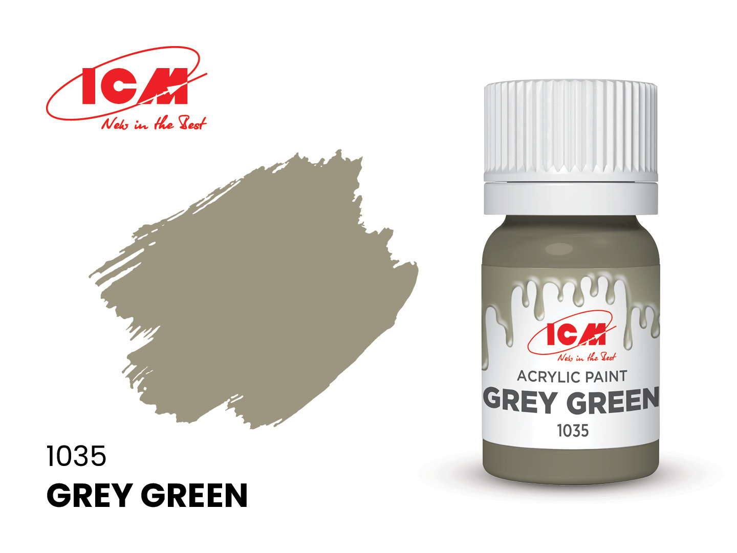 ICM Acrylic Paint Grey Green