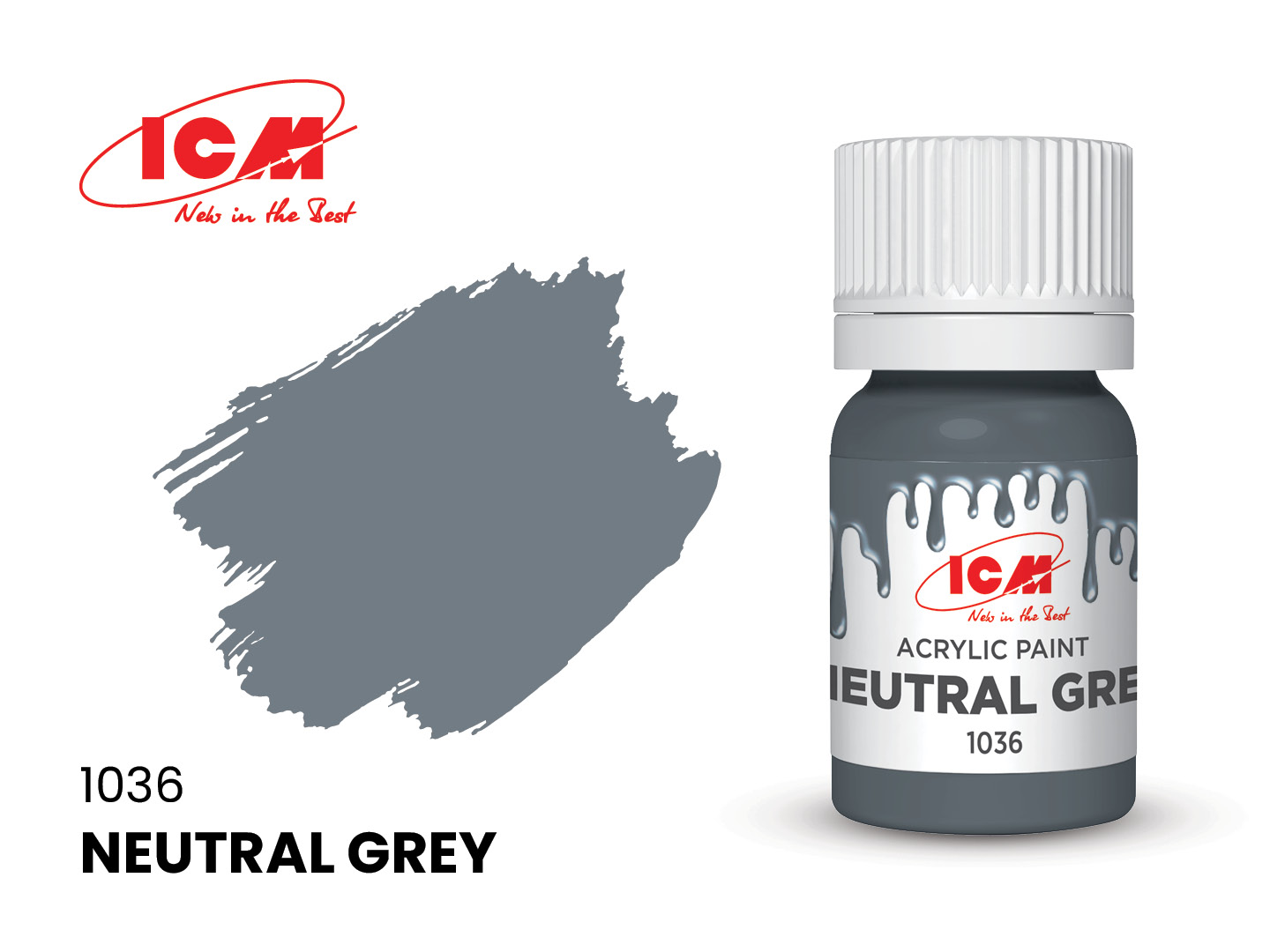 ICM Acrylic Paint Neutral Grey