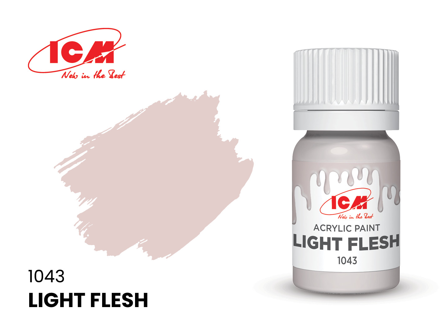 ICM Acrylic Paint Light Flesh