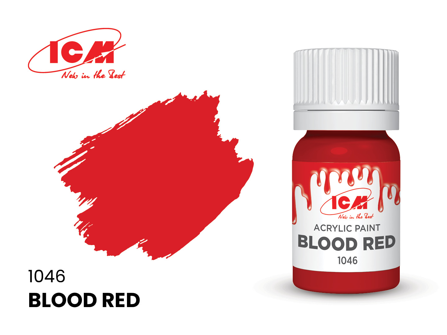 ICM Acrylic Paint Blood Red