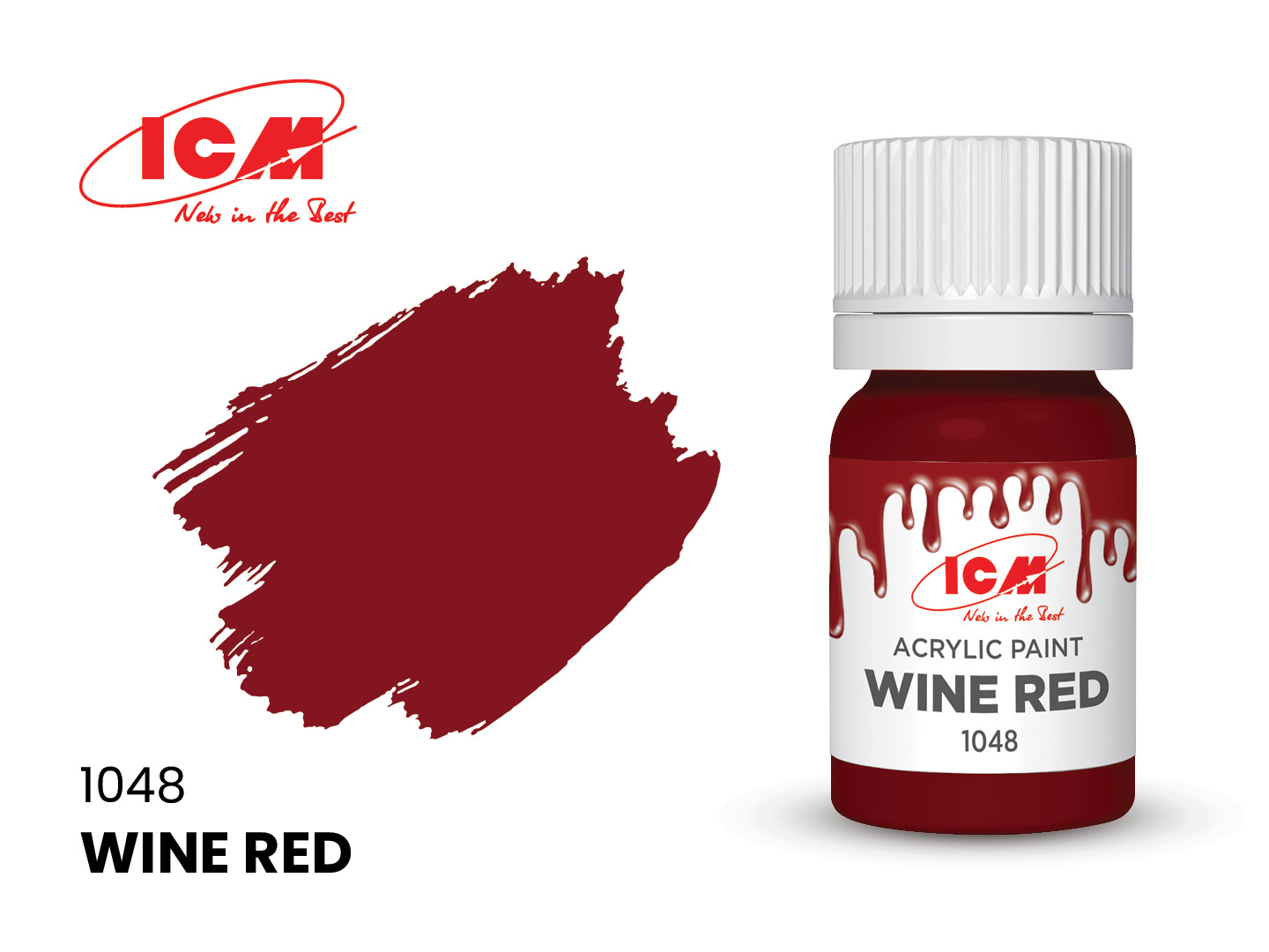 ICM Acrylic Paint Wine Red