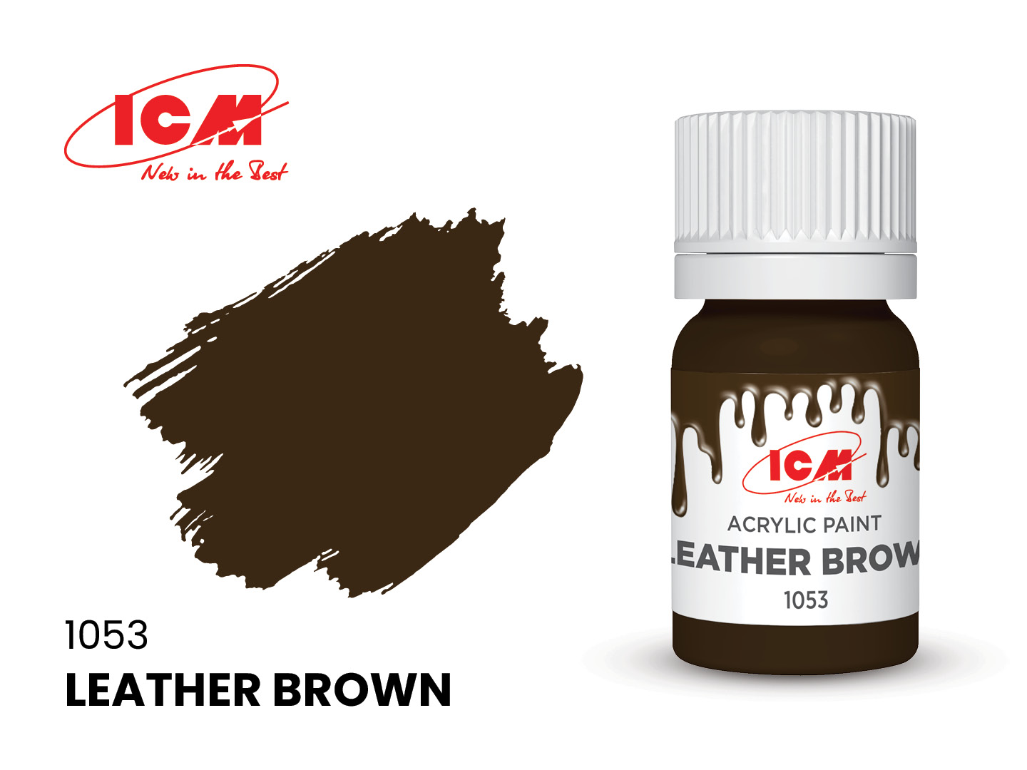 ICM Acrylic Paint Leather Brown