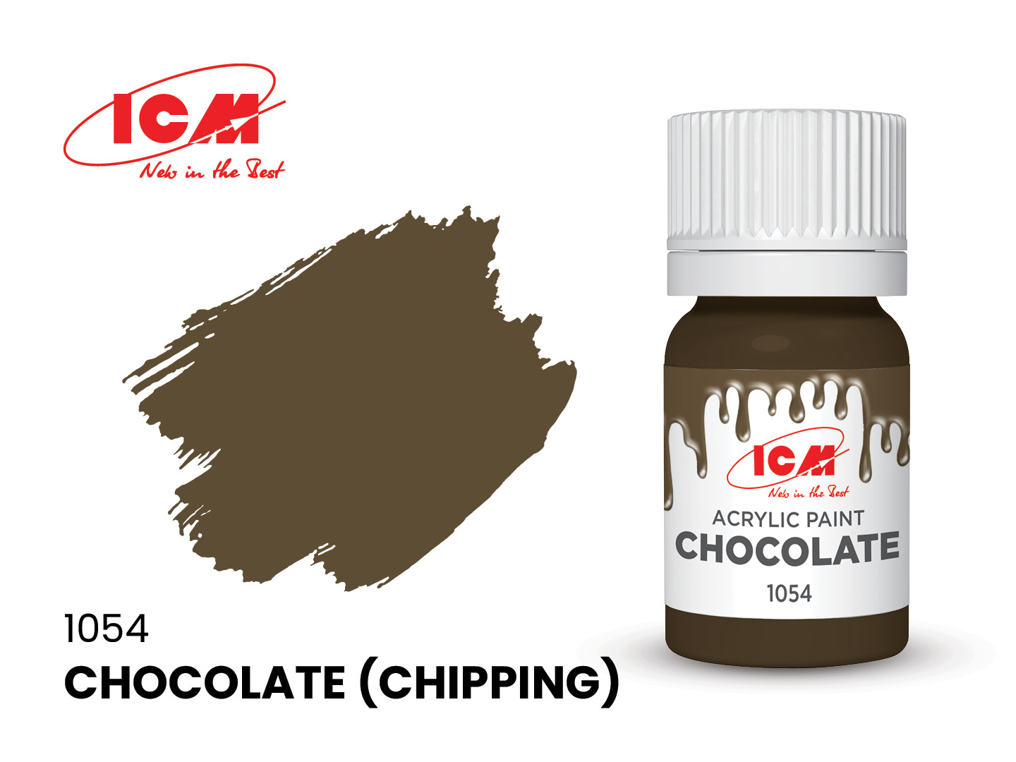 ICM Acrylic Paint Chocolate (Chipping)