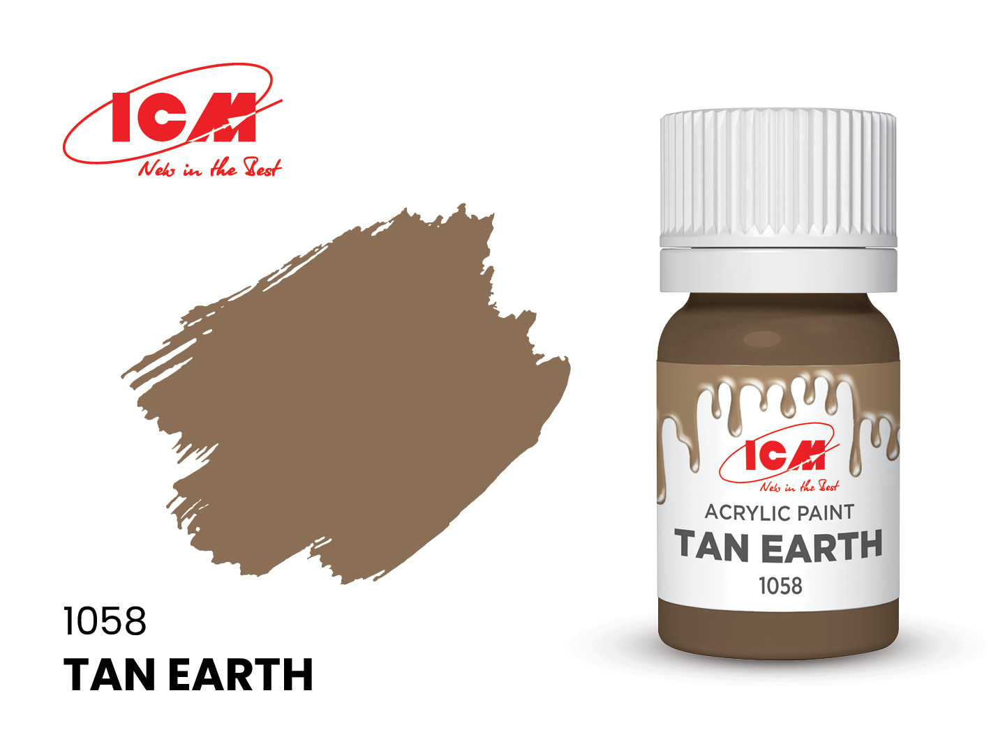 ICM Acrylic Paint Tan Earth