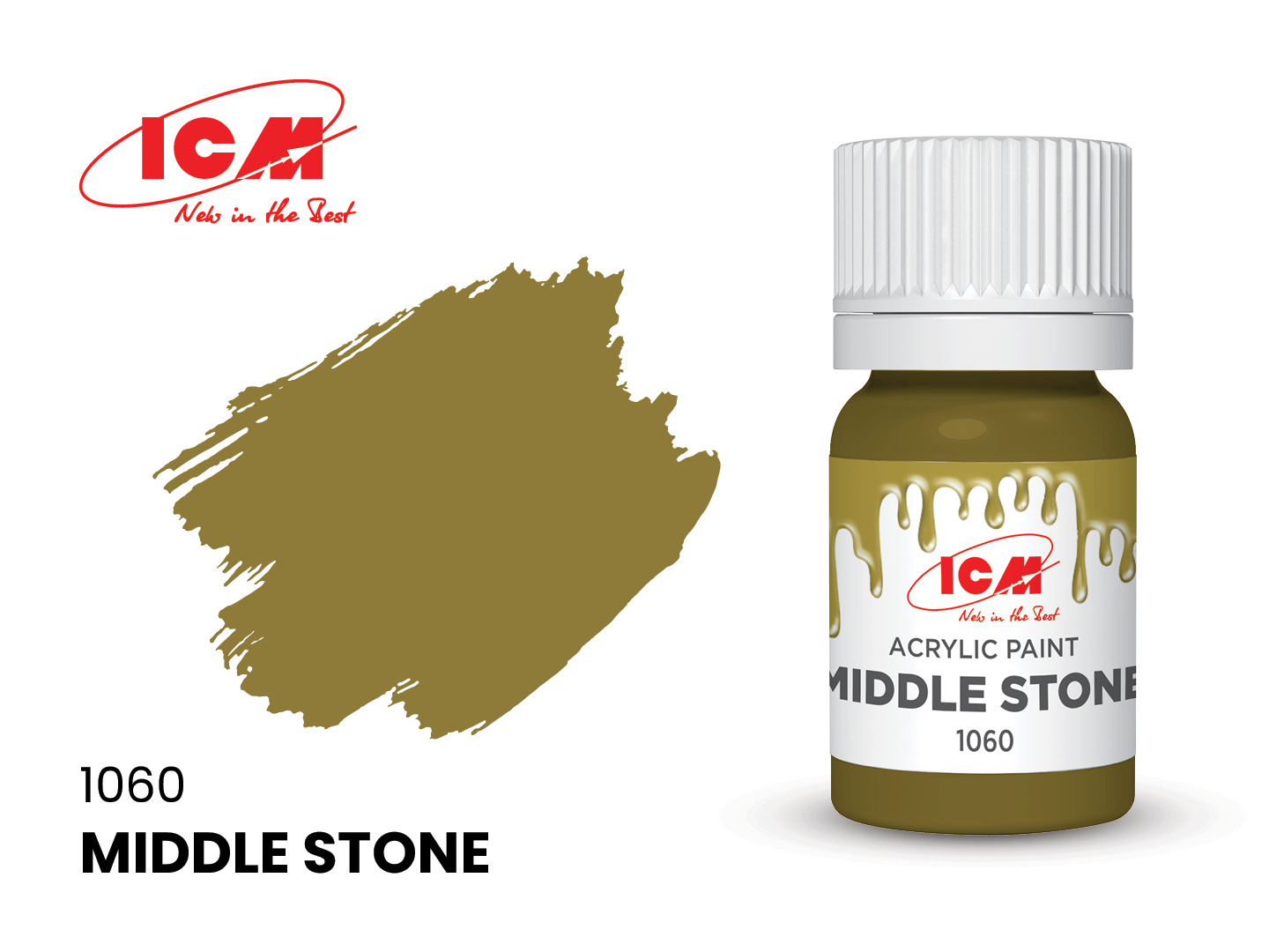 ICM Acrylic Paint Middle Stone