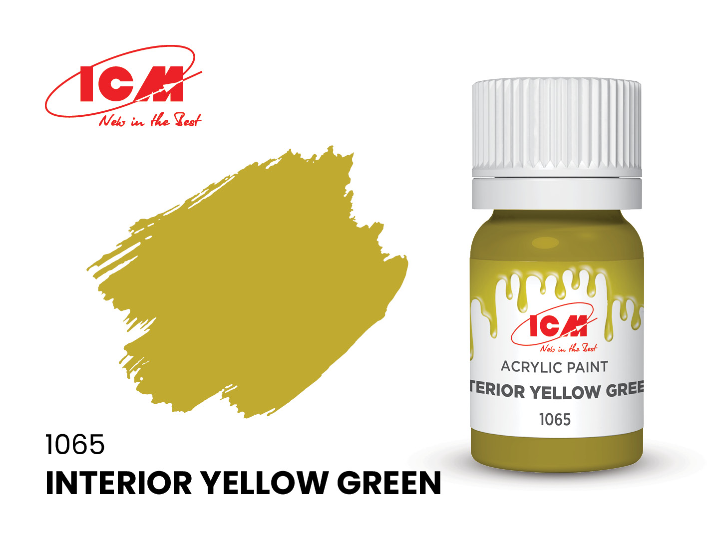 ICM Acrylic Paint Interior Yellow Green