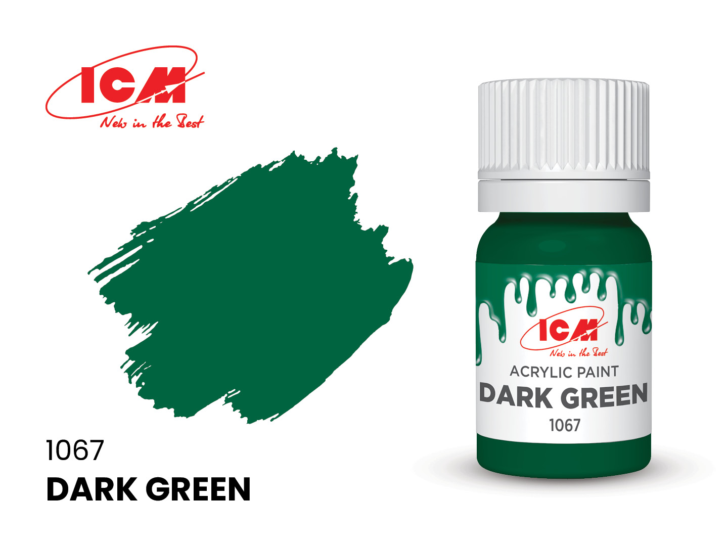 ICM Acrylic Paint Dark Green