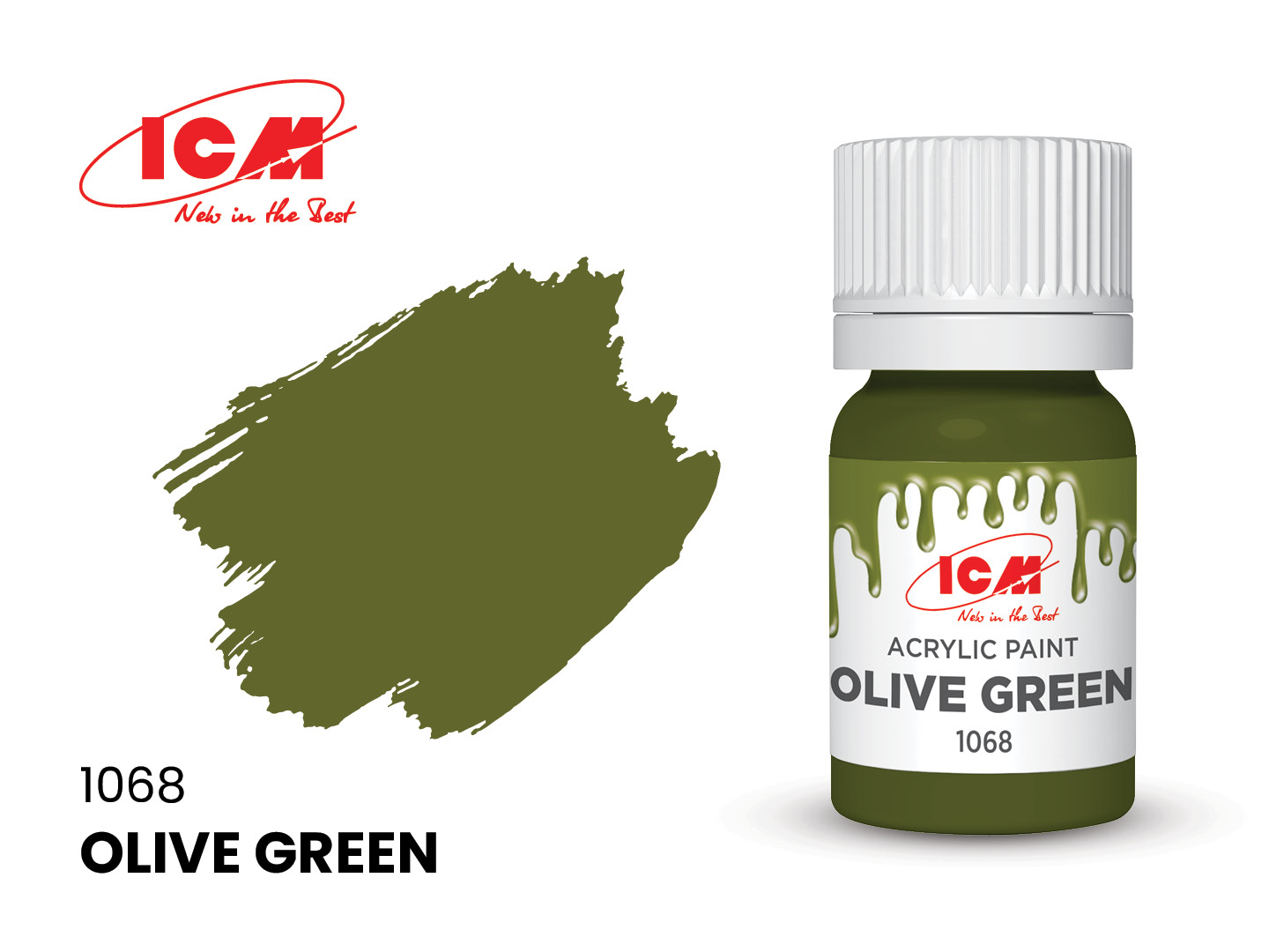 ICM Acrylic Paint Olive Green