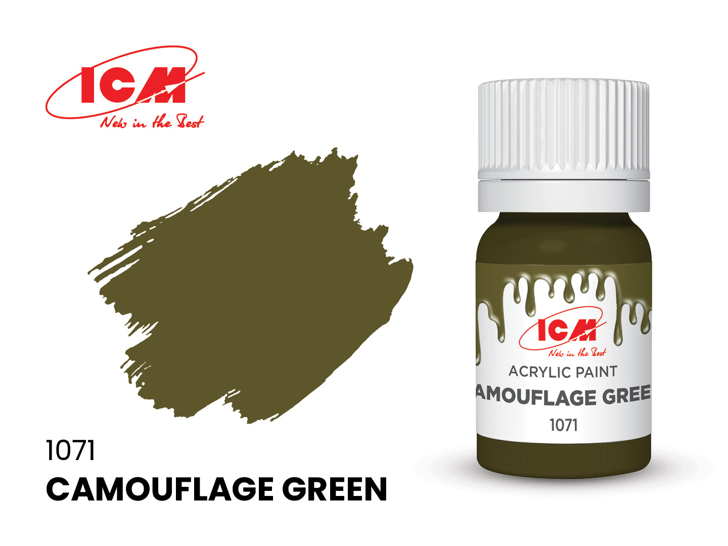 ICM Acrylic Paint Camouflage Green