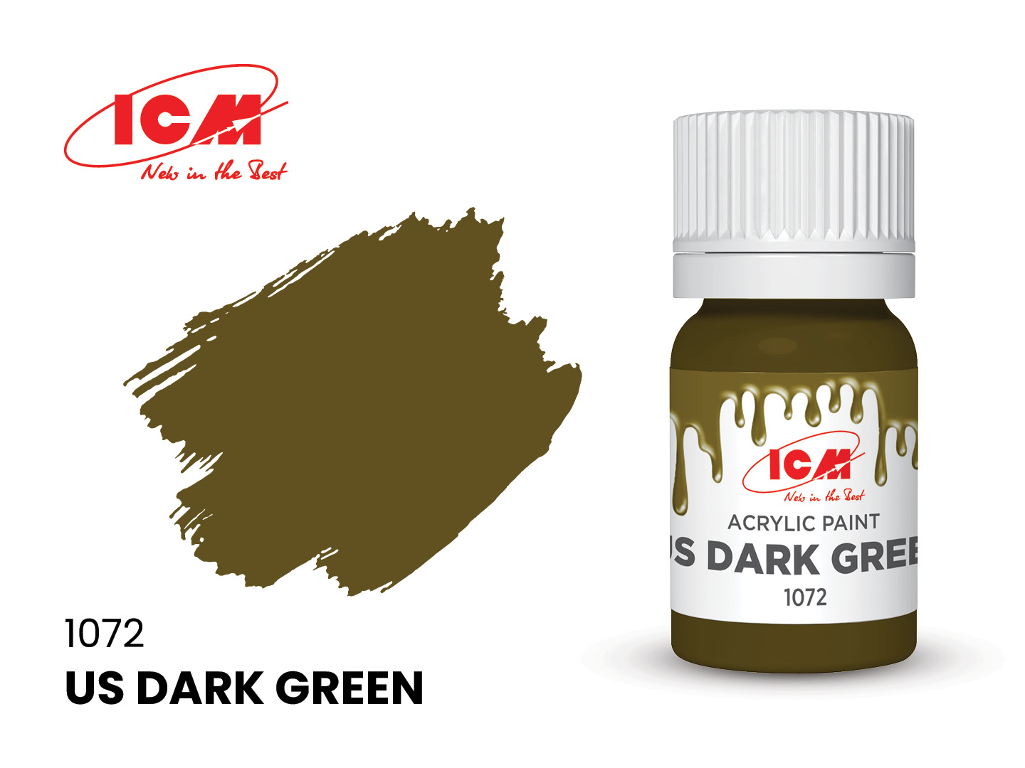 ICM Acrylic Paint US Dark Green
