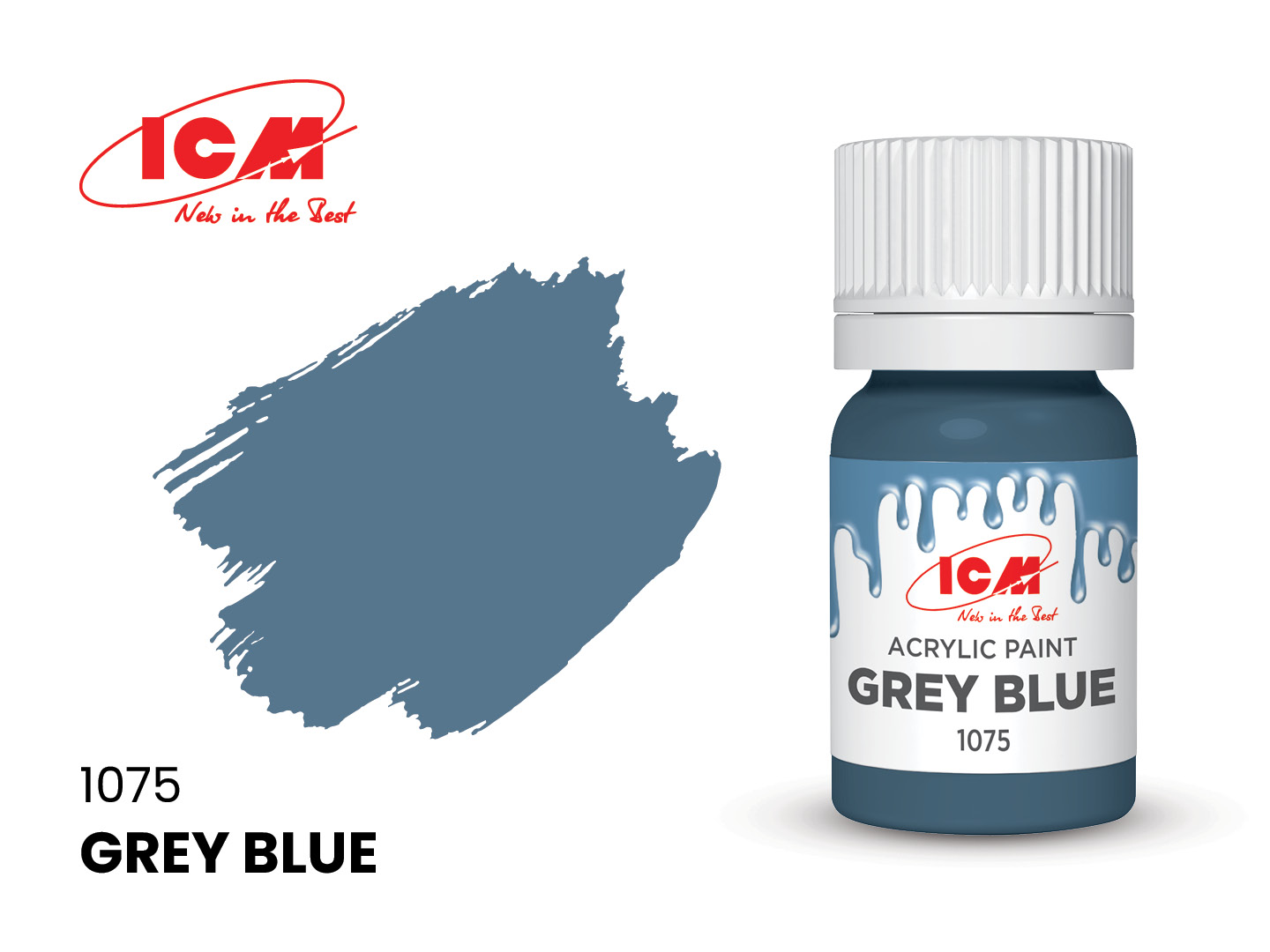 ICM Acrylic Paint Grey Blue