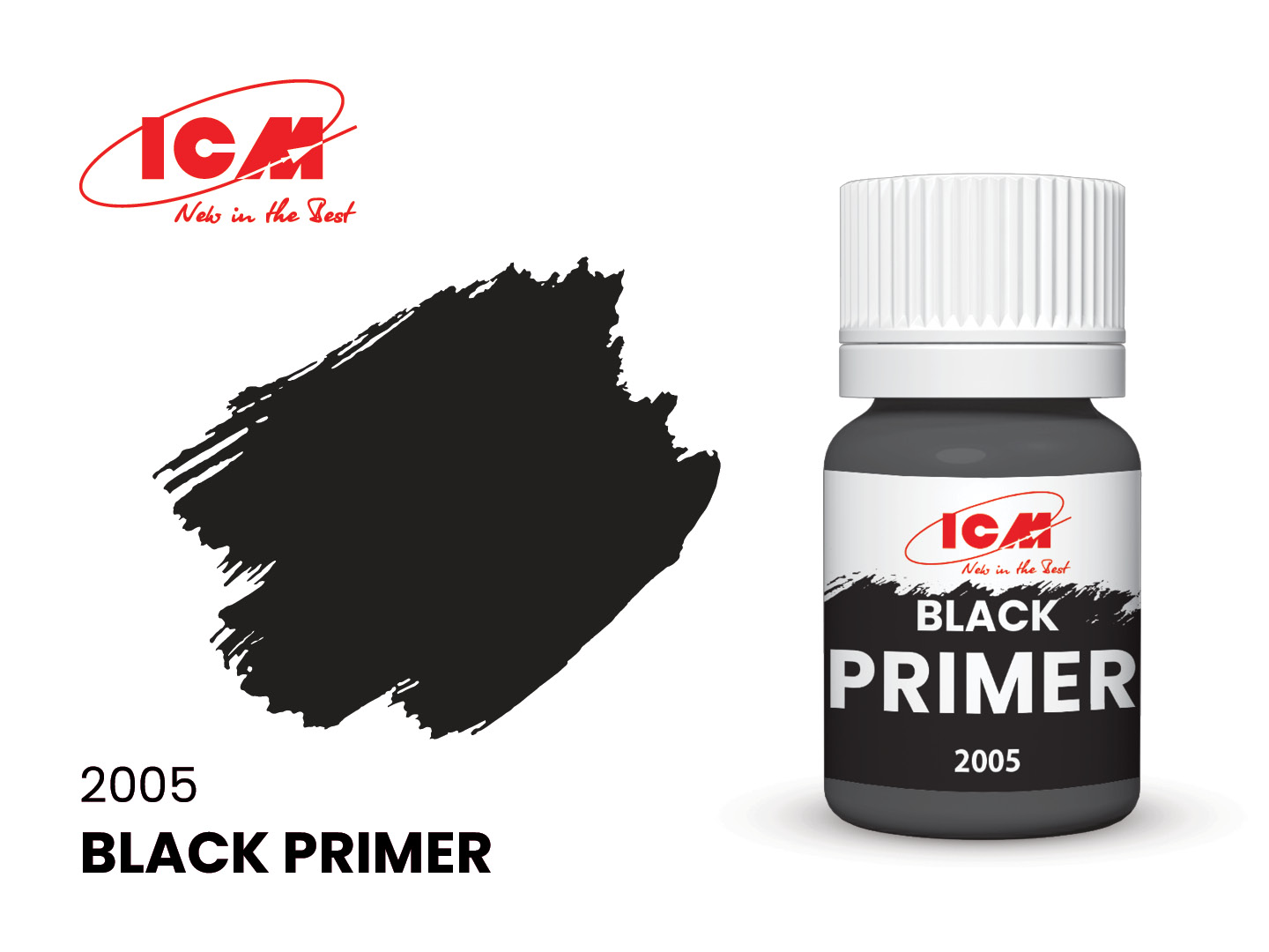 ICM Acrylic Paint Primer Black
