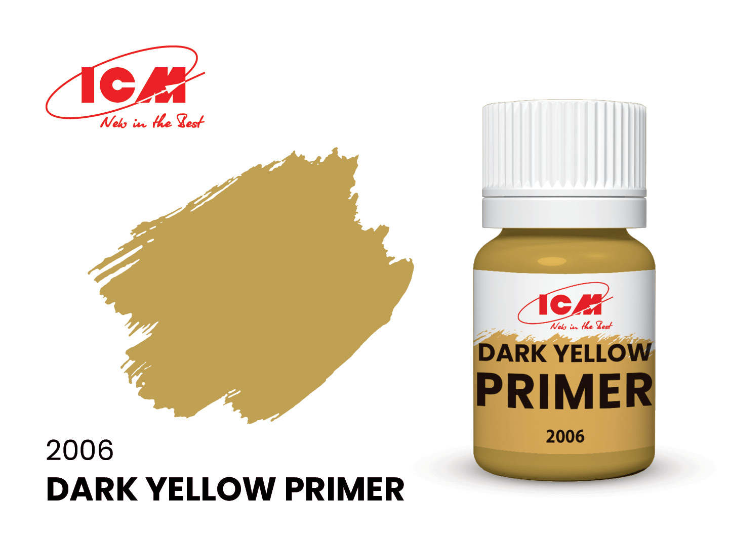 ICM Acrylic Paint Primer Dark Yellow