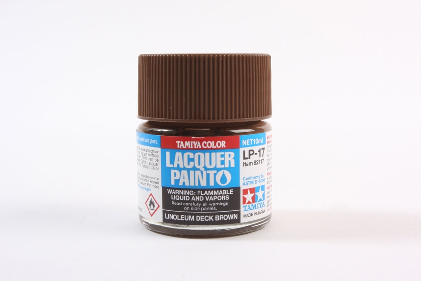 Tamiya Lacquer Lp-17 Lin. Deck Brown