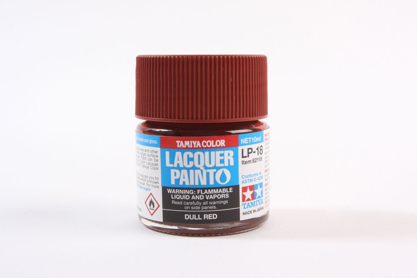 Tamiya Lacquer Lp-18 Dull Red