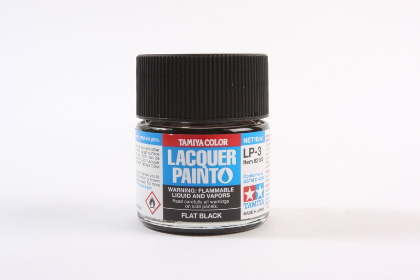 Tamiya Lacquer Lp-3 Flat Black