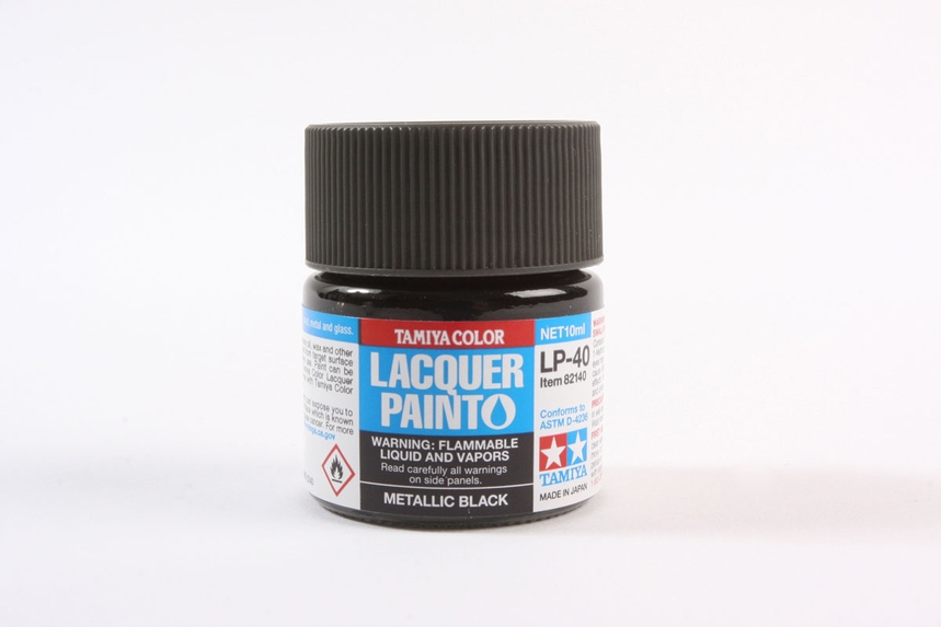 Tamiya Lacquer Lp-40 Metallic Black